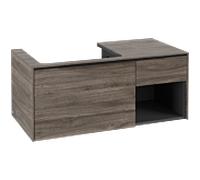 Villeroy und Boch Subway 3. 1930 C57201RK 100,1x42,25x51,6cm, sans LED / poignée Volcano black, stone oak