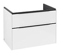 Villeroy und Boch Subway 3. 1930 C57401VE 77,2x57,6x47,8cm, sans LED / poignée Volcano noir, blanc brillant