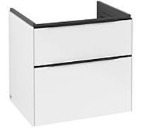 Villeroy und Boch Subway 3. 1930 C576L1VE 62,2x57,6x47,8cm, avec LED / poignée Volcano noir, blanc brillant