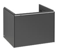 Subway 3.0 Villeroy et Boch vasque C577L0VR 57,2x42,9x47,8cm, avec LED / poignée aluminium brillant, graphite