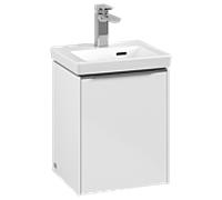 Villeroy und Boch Subway 3. 1930 C58400VE 35,1x42,9x30,9cm, charnière droite / poignée aluminium brillant, blanc brillant