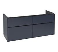 Subway 3.0 Villeroy et Boch vasque C602L1VQ 127,2x57,6x47,8cm, avec LED / poignée Noir volcan, bleu marine