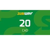 Subway Gift Card 20 CAD