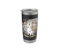 Subway Sparkle Mignon Licorne Commuter Fantasy Art Gobelet isotherme en acier inoxydable double paroi