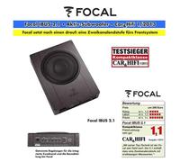 Subwoofer actif Focal ISUB-ACTIVE-2.1 INSIDE + amplificateur de puissance 2...