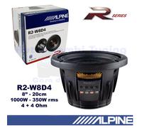 Subwoofer ALPINE R2-W8D4 8" 20Cm 1000W 350Wrms Double Bobine 4+4 Ohm