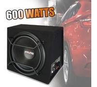 Caisson de basses Caliber Subwoofer + ampli intégré BC112SA - 12 / 600 Watts - Plug and play