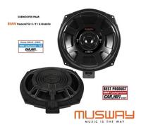 Subwoofer bas de basses Musway CSB8W compatible avec BMW X1 type F48 à...