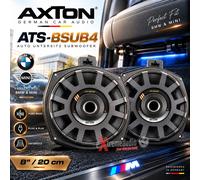 Axton Subwoofer sous-siège ATS-BSUB4 20 cm Plug & Play pour BMW Mini – Paire
