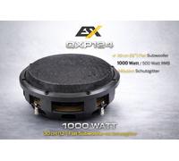 Subwoofer plat ESX QXP124 30 cm (12") 1000 watts avec grille de protection