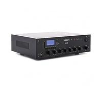 Subzero Amplificateur audio stéréo 100 V avec Bluetooth et USB, 30W | Réglage à distance grâce à la télécommande fournie, 30W RMS fiable pour lieux petits à moyens, sortie ligne 100V