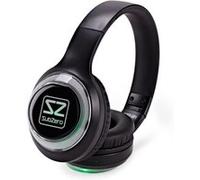 SubZero Casque Silent Disco UHF Sans Fil - 3 Canaux avec LED, Autonomie 9 h, Casque Pliable pour Soirées Silencieuses & Événements