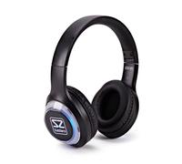 SUBZERO Casque Silent Disco UHF sans Fil - 3 Canaux avec LED, Autonomie 9 h, Casque Pliable pour Soirées Silencieuses & Événements