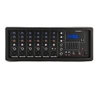 SubZero SZ-PMIX6, Table de Mixage Amplifiée à 6 Canaux avec Lecteur Multimédia Numérique