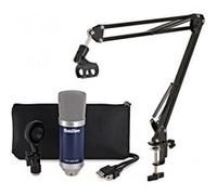 SubZero SZC-300 Microphone à Condensateur USB avec Bras de Microphone