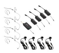 SubZero VOXLINK-Compact, Système 4 Micros Cravate/Serre-Tête Sans Fil