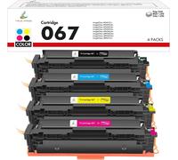 SUBZONAL-067 067H Cartouche de Toner: Compatible pour Canon 067 067H i-SENSYS MF657Cdw MF655Cdw MF651Cw LBP631Cw LBP633Cdw LBP632Cdw MF653Cdw MF656Cdw MF654Cdw 4-Pack (Noir Cyan Jaune Magenta)