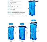 Subzonal-1.5/2/3l Tpu Poche Hydratation Réservoir D'eau Sac D'hydratation Gourde Pliable Poche Eau Bidon Bouteille D'eau Vessie (2l-Tpu)