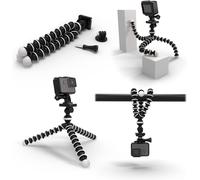 SUBZONAL-10'' Caméra d¿Action Trépied Support Flexible Ajustable Universel, Compatible avec GoPro Hero12 Hero Max DJI Osmo Action 3 Insta360 One Akaso Crosstour Campark Caméra embarquées Sport