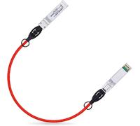 SUBZONAL-10G SFP+ Câble en cuivre, Rouge SFP+ DAC, câble en cuivre à Connexion directe 10GBASE-CU, Câble Twinax Passif 10Gb/s Compatible avec Cisco, Ubiquiti, Meraki, Mikrotik, Intel etc. 0,5-mètre.