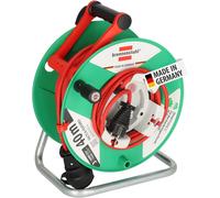 SUBZONAL-1188470 Kabeltrommel 40.00m Rot Schutzkontakt-Stecker Enrouleur de cable ip44 40m at-n05v3v3-f 3g1,5, Noir, Vert, Rouge, Blanc, 38+2m