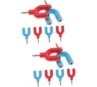 SUBZONAL-12pièces Adaptateur Audio Splitter vers Câble Écouteurs pour Pc De Compact Et Portable pour Partager du