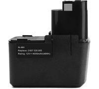 SUBZONAL-12V 4000mAh Batterie Ni-MH pour Bosch GSR 12VES-2 PSR 120 PSR 12VES-2 PSB 12VSP-2 GBM12V GLI12V GSB 12 VSE-2 DDR GSR 12V Remplacer 2607335039 2607335054 2607335055 2607335071 2607335090 BAT0