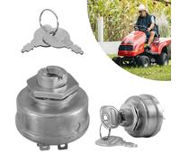 SUBZONAL-12v Interrupteur de Démarrage du Moteur du Tracteur Universel, Clé à 5 Broches àvec 2 Clés, Interrupteur de Démarrage pour Tondeuse à Gazon, Tracteur
