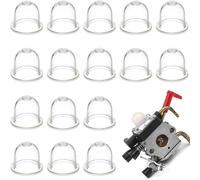 SUBZONAL-16 PièCes Poire D'AmorçAge Debroussailleuse, 19mm Pompe Amorcage Debroussailleuse, Poire Amorcage Debroussailleuse, pour Tondeuse, Machine de haie, Ampoule d'amorce de Carburant de Ventilate