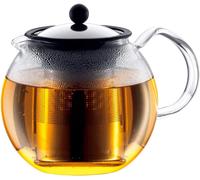 Subzonal-1801-16 - Assam - Théière À Piston En Verre - Filtre Et Couvercle Inox - 1.0 L