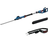 SUBZONAL-18V System Taille-haie télescopique GHE 18V-50 TP (tige télescopique de 2,5 m, 3 400 courses par minute, ouverture des dents de 23,5 mm, sangle, sans batterie)
