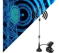 SUBZONAL-2,4 GHz 8dbi WiFi Antenne SMA Prise Femelle avec Base Magnétique Gain Élevé pour ZigBee Module Routeur sans Fil Carte Réseau(10m / 32.81ft)