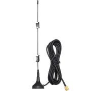 SUBZONAL-2.4Ghz Antenne WiFi Connecteur Mâle SMA avec Base Magnétique, 10ft/3M 7dBi Gain HD Antenne Vidéo de Sécurité sans Fil Extension d'antenne pour CCTV Caméra de Sécurité Caméra IP SMA Connecte