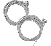 Subzonal-20 Pièces Câble De Frein Vélo Câble De Manette De Vitesse De Vélo, 10 Cable Frein Velo 1.8 M, 10 Câble De Dérailleur 2 M, Universel Câble De Frein Avant Et Après Vélo, Pour Vtt Vélo Course