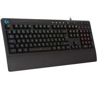 SUBZONAL-213 Prodigy, Clavier Gamer, Eclairage RGB LIGHTSYNC, Résistant aux Éclaboussures, Personnalisable, Commandes Multimédia Dédiées, Français AZERTY - Noir