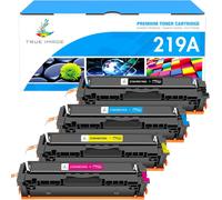 SUBZONAL-219A 219X MFP 3302FDW Toner: 4 Pack Compatible pour HP 219A 219X Color Laserjet Pro MFP 3302FDW 3302SDW 3302FDN 3202DN 3202DW 3302FDNG 3302FDWG 3302SDWG W2190A - Noir Cyan Jaune Magenta sans