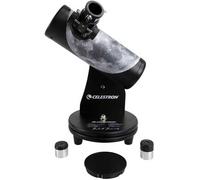 SUBZONAL-22016 Firstscope Robert Reeves Signature Edition 76mm Tabletop Dobsonian Telescope, Includes 20mm and 4mm Eyepieces, f/3.95 Focal Ratio - Black
