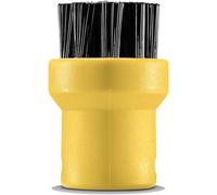 SUBZONAL-28632640 Set de brosse ronde accessoire pour nettoyeurs vapeur, Noir/Jaune
