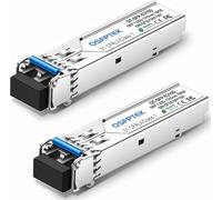 SUBZONAL-2Pack 1000BASE-LX/LH Gigabit SFP Module, 1310nm, 10km, DDM, Single-Mode LC Mini-GBIC Transceiver for Cisco GLC-LH-SMD/GLC-LX-SM-RGD, Ubiquiti UF-SM-1G, Netgear, Mikrotik, Supermicro