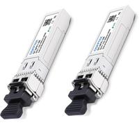 SUBZONAL-2Pack 10GBASE-SR SFP+ Transceiver LC Mini-GBIC Multimode 850nm, 300M, DDM 10G SFP+ Module for Cisco SFP-10G-SR, Ubiquiti UF-MM-10G, Netgear, Mikrotik, D-Link, Supermicro, Linksys