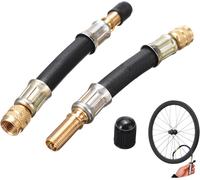 Subzonal-2pcs Extension Valve Pneu En Caoutchouc, 100mm Rallonge Valve Pneu Flexible Pneu Flexible Tuyau Valve En Caoutchouc Prolateur De Vae Ure Adaptateurs D'extension De Tige Pour Voiture Universe