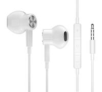 SUBZONAL-3,5 mm Écouteurs pour Redmi Note 14 Casque Radio Écouteur Filaire 3,5 mm avec Micro pour Samsung Galaxy A06 A05s A25 A15 A14 A13 A12 A23 pour Redmi Note 13/12/11/10/14C/A3 POCO C75 pour Hono