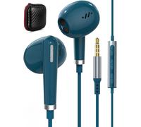 SUBZONAL-3,5MM Ecouteurs Intra-auriculaire Filaire pour Redmi 14C Note 14 13 12 Pro+ 11 11S 10S,3,5 MM Écouteurs filaires stéréo Sport avec Micro de contrôle du Volume Casque pour Samsung Galaxy A15