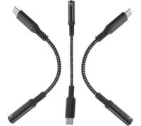 SUBZONAL-3 Pièces Adaptateur USB C Câble pour Écouteurs Type C de Compatible avec Smartphones