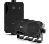 SUBZONAL-3-Way Indoor Outdoor Speaker System - 3.5 inch 200W Pair of Mini Box Ceiling Wall Mount Speakers w/ 1 Tweeter, 3.25 Woofer, 1.75¿ Midrange - Home Theater Entertainment, PA System - 2022SX