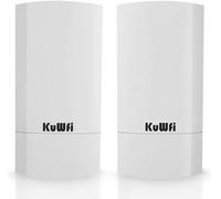 SUBZONAL-300Mbps Point d'accès extérieur Wi-FI Pont WiFi Ethernet, Pont/CPE sans Fil intérieur et extérieur prenant en Charge Une Solution de Distance de Transmission de 1km pour PTP, Application PT