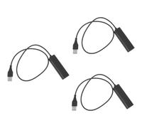 SUBZONAL-3pièces Adaptateur USB pour Écouteurs Câble De Pratique pour Pc Et Portable Compatible avec Appareils USB