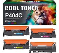 SUBZONAL-4-Pack Cartouches de CLT-P404C P404C 404S Toner pour Samsung C480W Xpress SL C483W C430W C480FW C48X C480 C430 C43X C480FN CLT-K404S CLT-C404S CLT-M404S CLT-Y404S (Noir Cyan Jaune Magenta)
