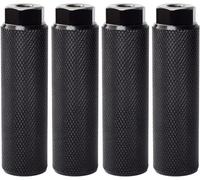 Subzonal-4 Pcs Bike Pegs Antidérapantes En Alliage D'aluminium, Bmx Chevilles, Bmx Pegs Repose Pieds Pour Vélo Tout Térrain Vélo Cyclisme Arrière Cascade 3/8 Pouces Essieux