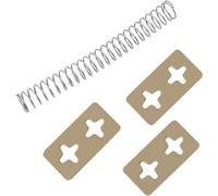 Subzonal-40732250 Set De Plaquettes De Rechange Et Ressort Pour Dénoyauteur À Cerises 4 Pièces, Acier Inoxydable, Argent, 15 X 10 X 10 Cm